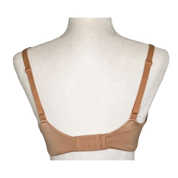 Victoria's Secret Beige Lined Demi Underwire Bra Adjustable Straps 34DD - Picture 4 of 8